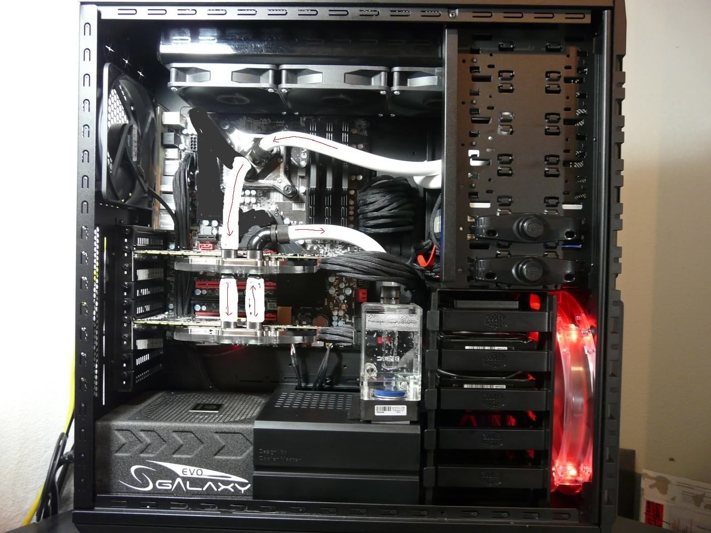 Parallel water cooling (video cards)